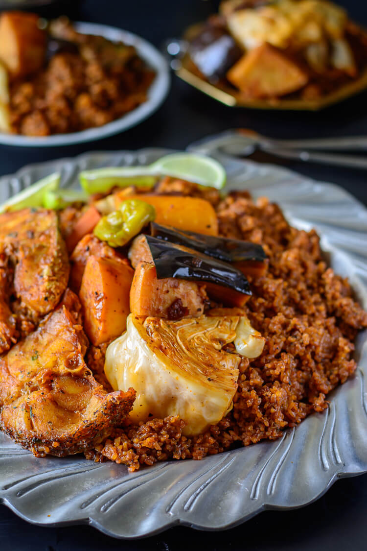 Thieboudienne (Senegalese Jollof Rice and Fish) Recipe