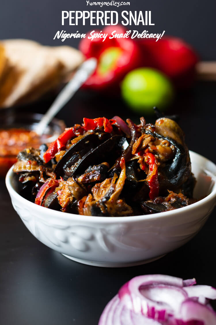 Peppered Snail Nigerian, Spicy Snail Delicacy! Yummy Medley
